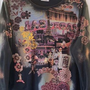 Cactus XL 3/4-sleeve Vegas Theme Black/pink